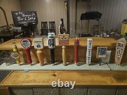 Beer taps handles lot