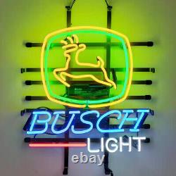 Busch Light Beer Neon Sign 24x20 Beer Bar Pub Man Cave Wall Decor