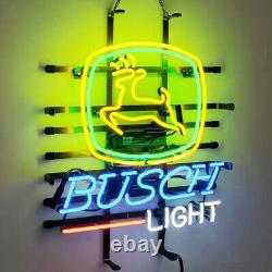 Busch Light Beer Neon Sign 24x20 Beer Bar Pub Man Cave Wall Decor