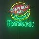Grain Belt Nordeast Beer Neon Light Sign Lamp Wall Decor Man Cave Bar 24x20
