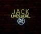 Jack Lives Here Neon Beer Sign Handcraft Real Bar Restaurant Decor Light 19x15