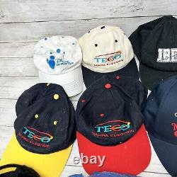 Lot of 25 Vintage Baseball Hats Sports Beer Trucker Florida Disney Electric Caps