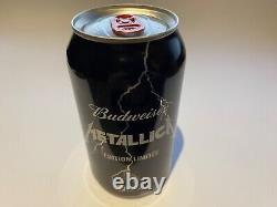 METALLICA Budweiser Limited Edition Collector Beer Can 2015 NOT EMPTY