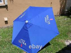 Michelob Ultra Beer Umbrella Market Patio Style Blue