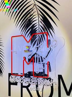 Music Television Acrylic 20x16 Neon Light Sign Lamp Beer Bar Wall Decor Gift