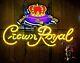 New 20x16 Crown Royal Logo Neon Light Sign Beer Lamp Whiskey Bar Display Gift