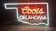 New Coors Oklahoma Beer Lamp Neon Light Sign 20x16