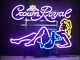 New Crown Royal Girl Beer Bar Artwork Neon Light Sign Wall Decor 24x20