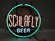 New Schlafly Beer Neon Light Sign 24x24 Lamp Poster Real Glass Beer Bar