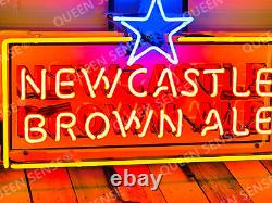 Newcastle Brown Ale Beer Neon Sign Light with Vivid Printing Bar Decor 24x20