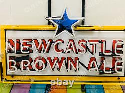 Newcastle Brown Ale Beer Neon Sign Light with Vivid Printing Bar Decor 24x20