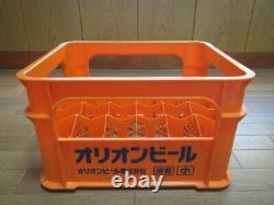 ORION BEER Empty Plastic Crate OKINAWAN BEER Japan For Interior RARE excellent
